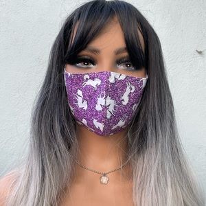 Beautiful Unique Handmade Masks ✨ Sparkly Unicorn Mask 🦄💜